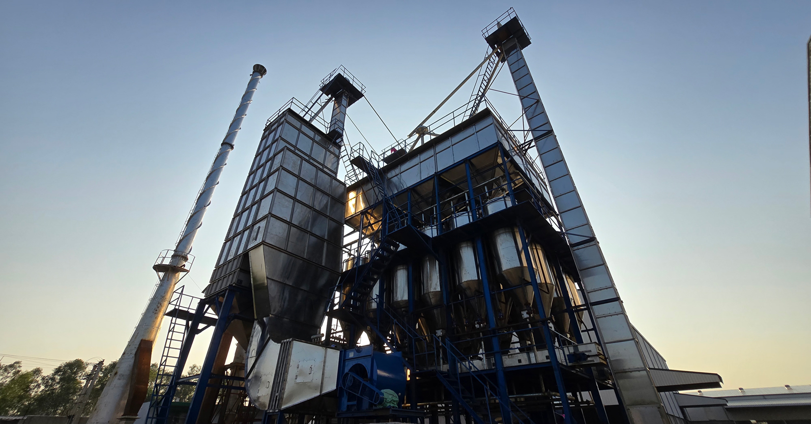 Rice processing plant at MA GUPTAMONI AGROFOOD PVT. LTD.